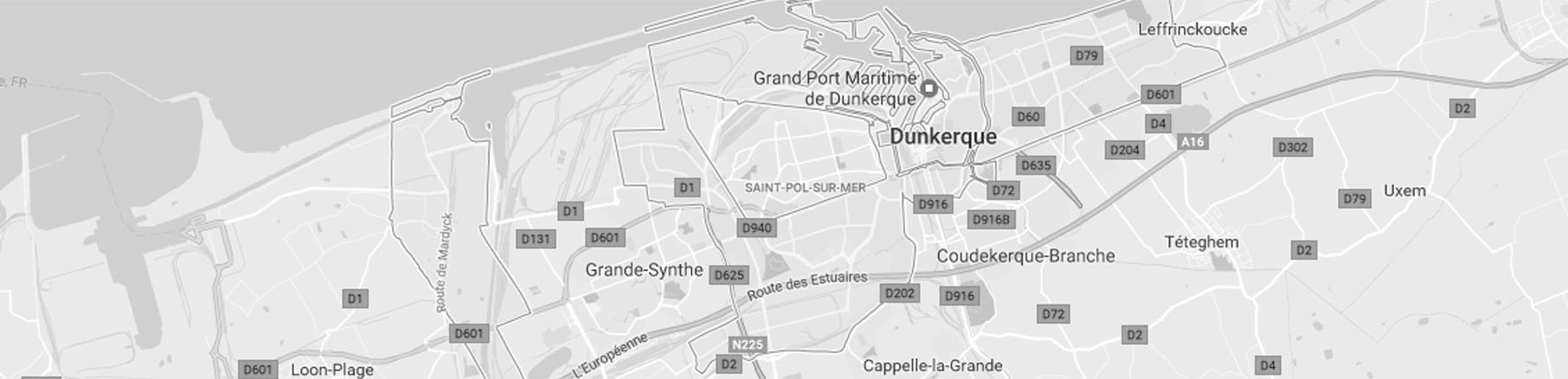 Google map dunkerque Grhyd